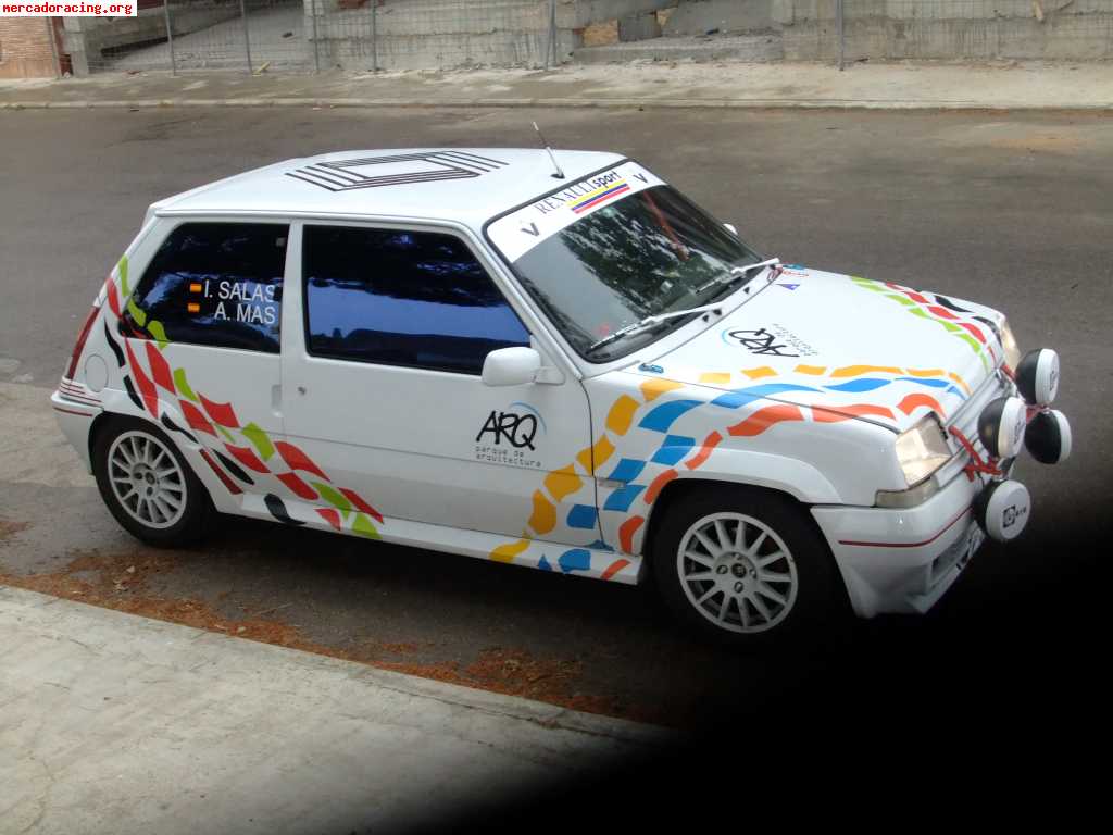 Renault 5 gt turbo fase i 1986 rallye/regularidad sport