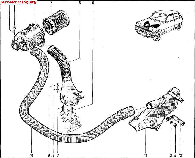 Compro soporte tubo aire caliente r5 alpine / copa