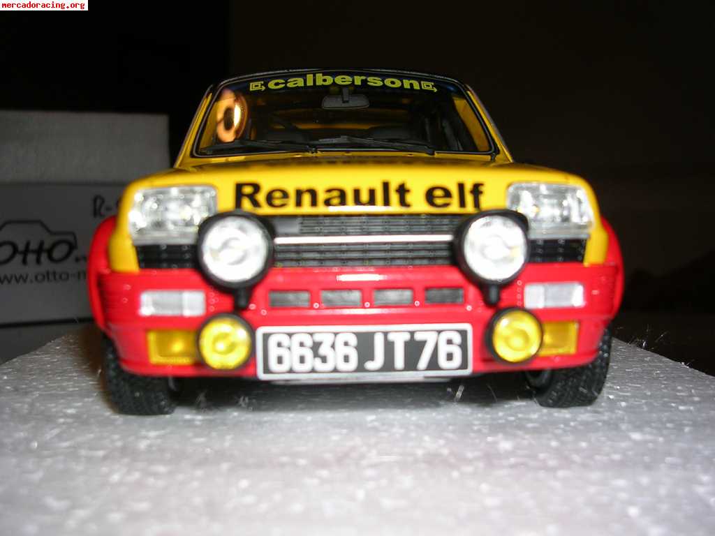 Renault 5 alpine calberson escala 1/18
