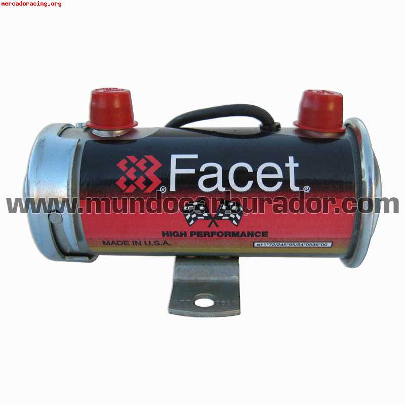 Bomba gasolina electrica facet 477060 e