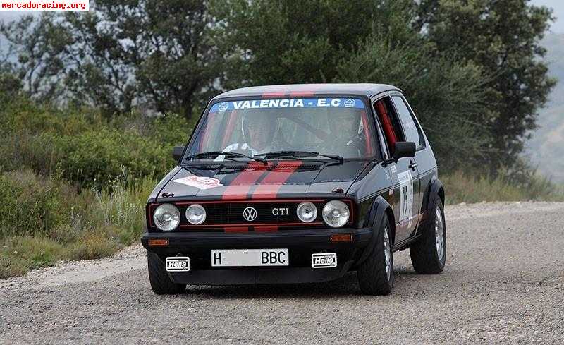 Vw golf gti (mk i) 1.6 i  año 1.981 (histórico-rally)
