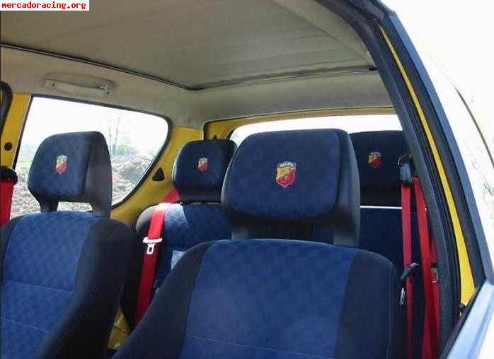 Cinturones rojos seicento sporting abarth