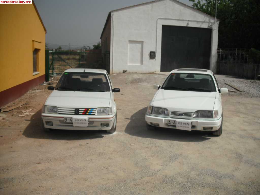 Se vende peugeot 205 rallye y ford sierra xr4i