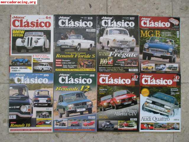 Revistas motor clásico.