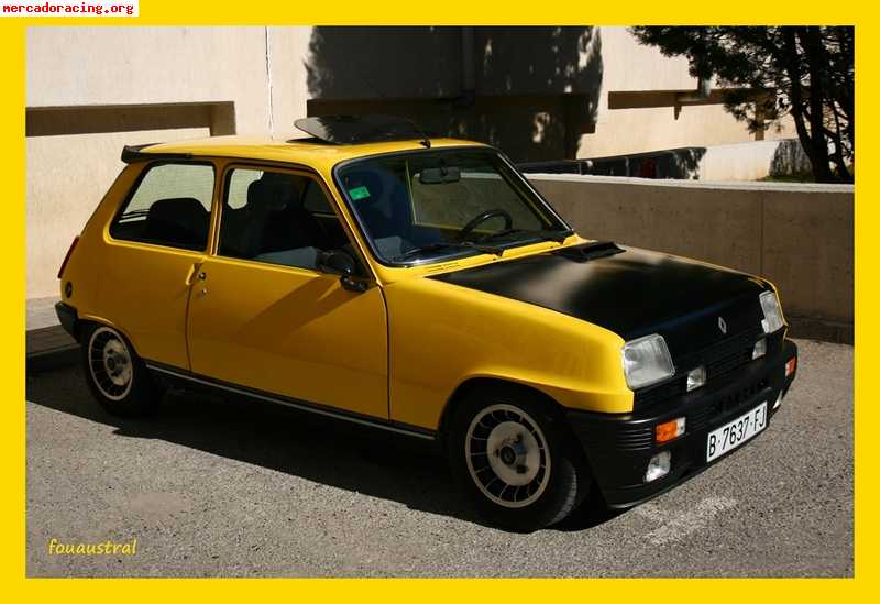 Vendo renault 5tx 1400 recién restaurado integro.