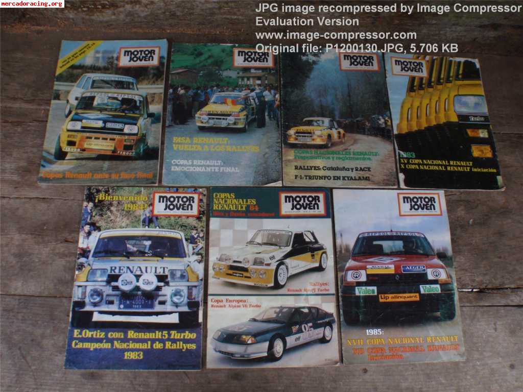 Revistas motor joven renault 5  (r5)