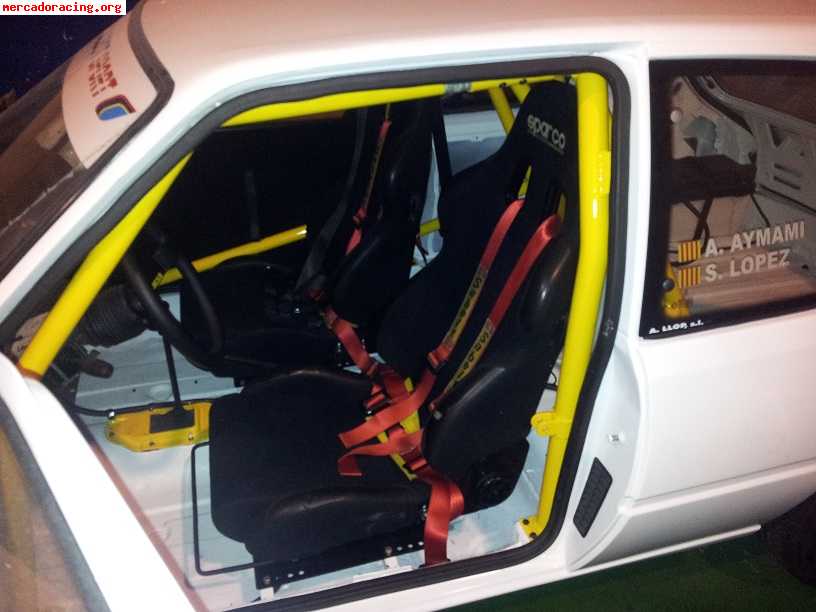 Peugeot 205 rallye homologado.