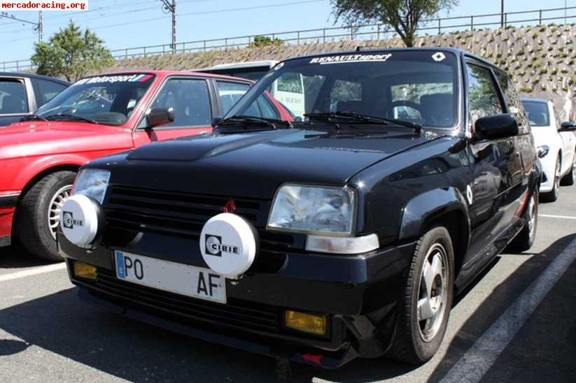 Renault 5 gtturbo fase2 - 1989. negro perla