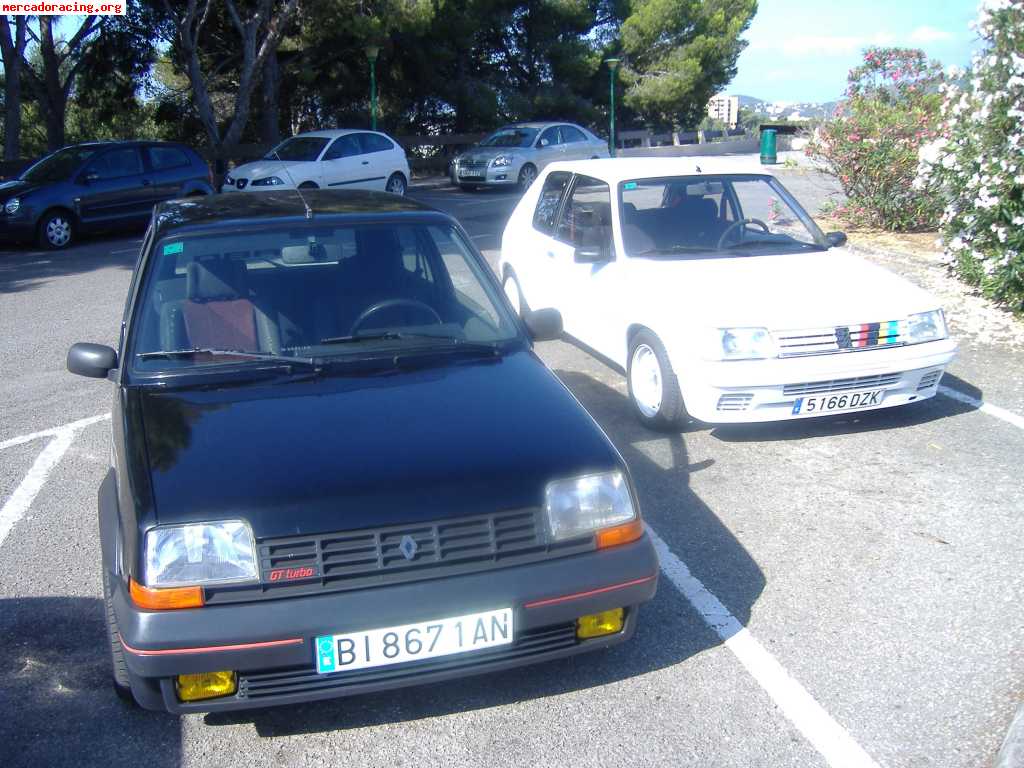 Renault 5 gt turbo,205 rallye,honda nsr 80