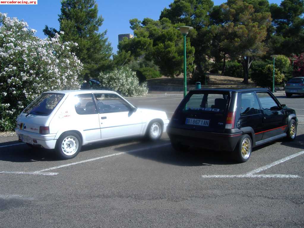 Renault 5 gt turbo,205 rallye,honda nsr 80