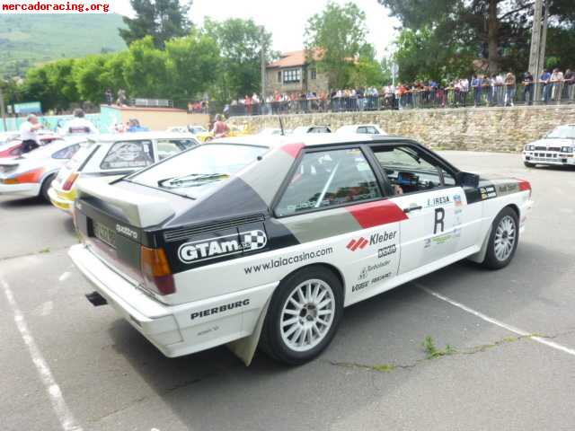 Se vende audi quattro gr.4 1981
