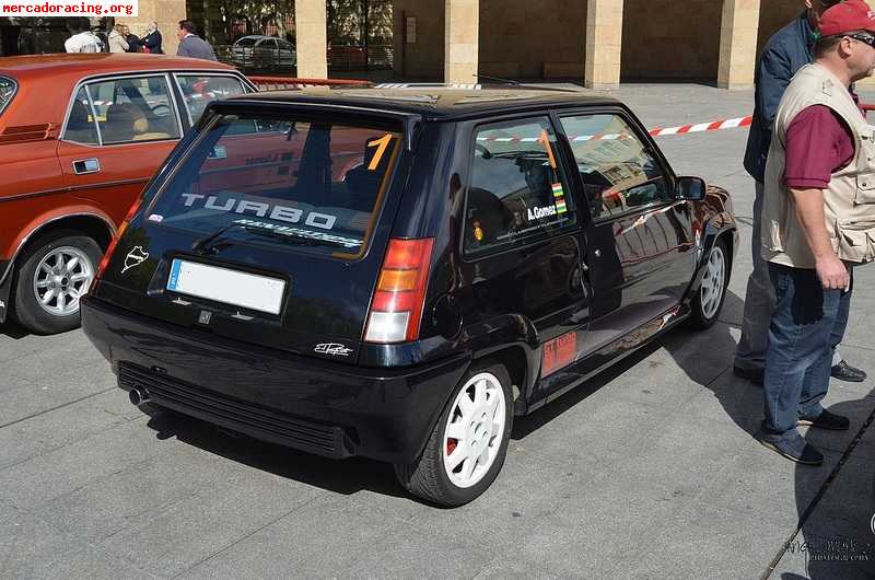 Renault 5 gt turbo fase 2 de 1989, negro.