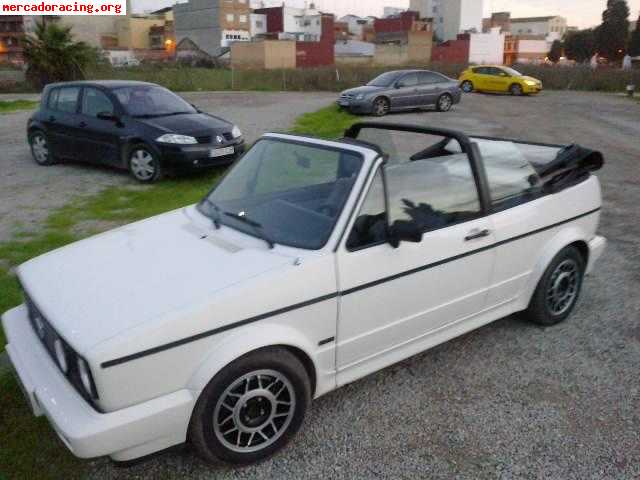 Volkswagen golf cabrio 1.6 kharmann vendo o cambio por alfa 