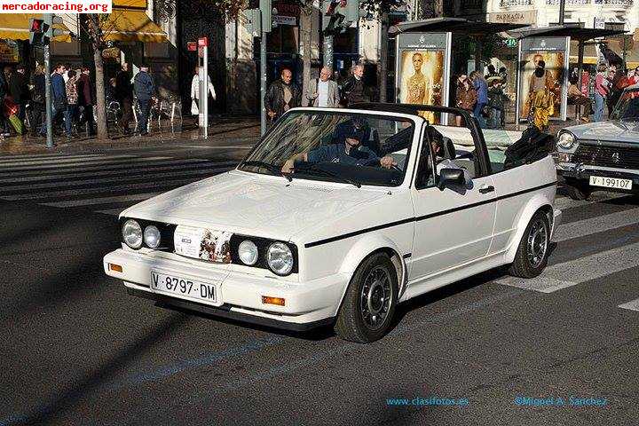 Volkswagen golf cabrio 1.6 kharmann vendo o cambio por alfa 