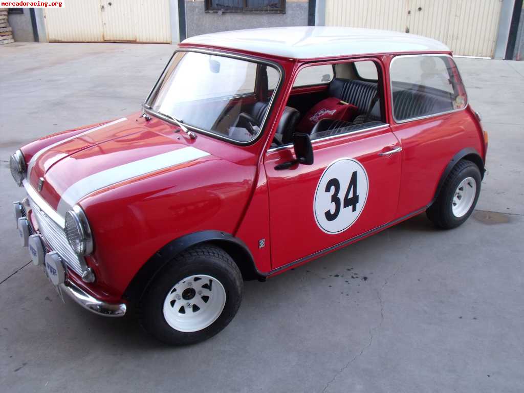 Cambio mini clasico 1972 por coche competicion grupo vag