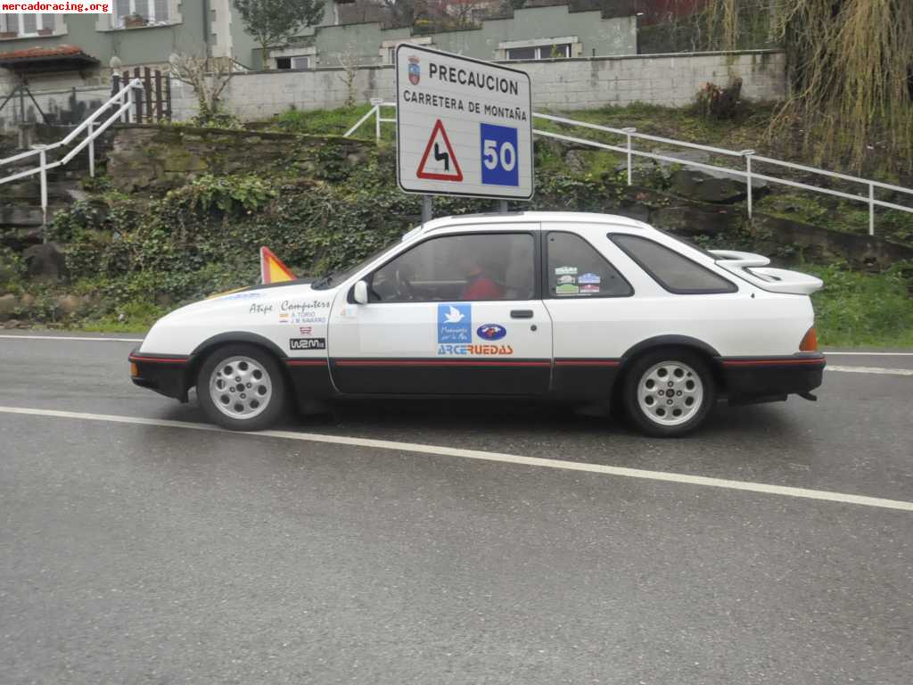 Vendo ford sierra xr4i año 83. rallyes de regularidad.