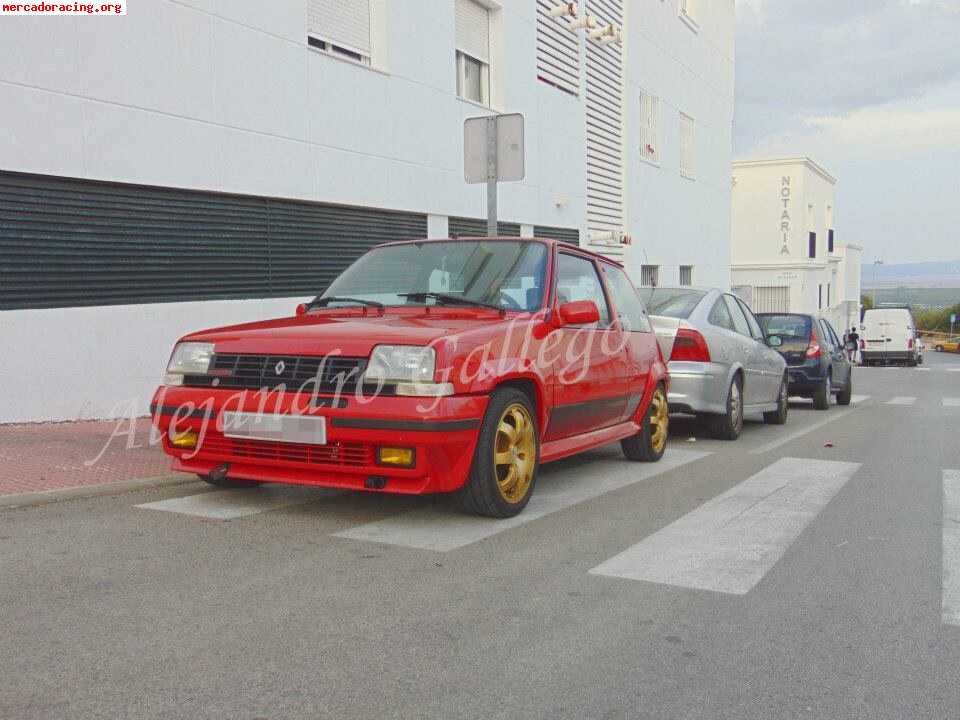 Renault 5 gt turbo gr.a de calle cambio