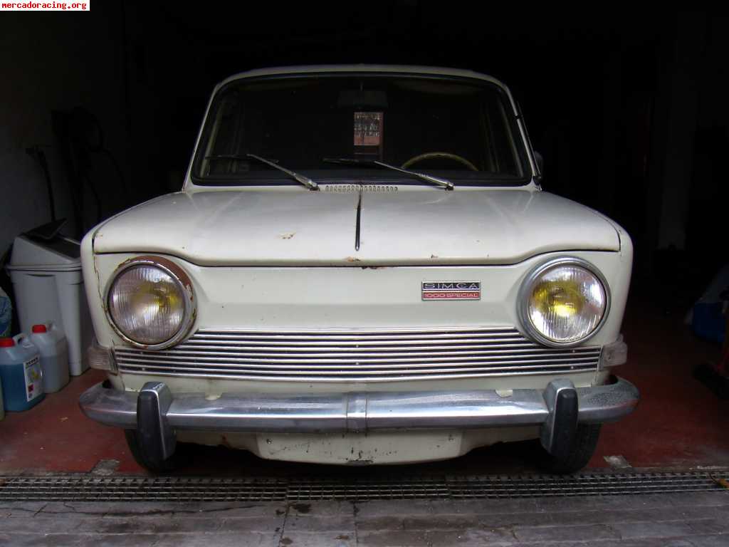 Simca 1000 especial para despiece