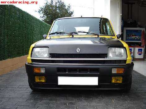 Renault 5 tx replica copa 5 velocidades