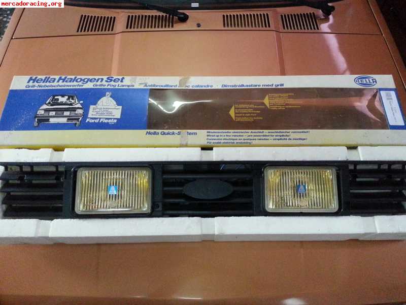Parrilla hella con faros antiniebla para ford fiesta mk1 - n