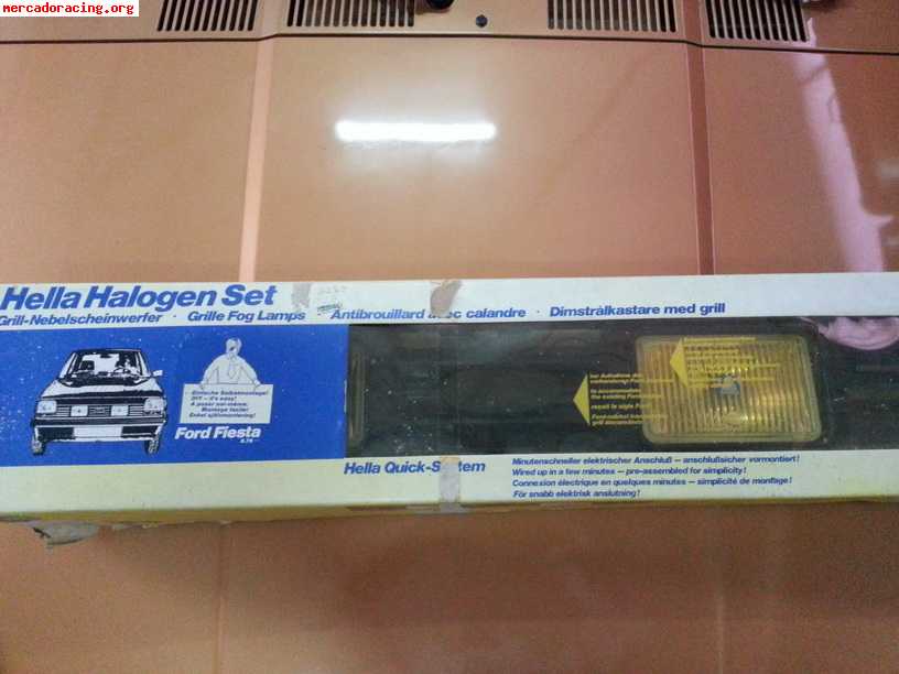 Parrilla hella con faros antiniebla para ford fiesta mk1 - n