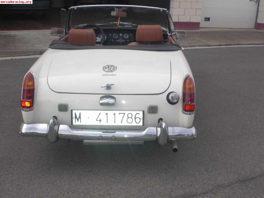 Se vende mg midget mk1 de 1964 descapotable color blanco con