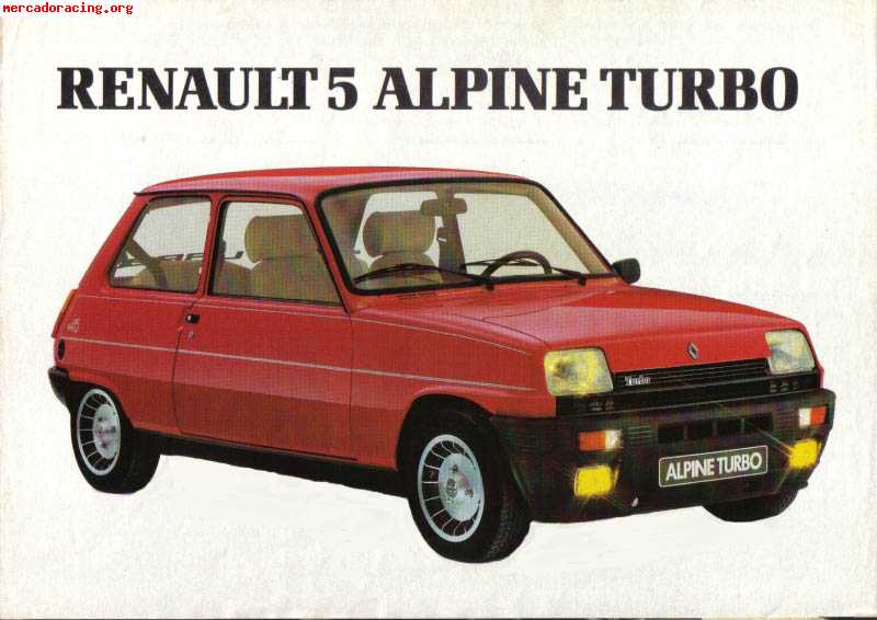 Compro renault r5 alpine turbo / copa turbo