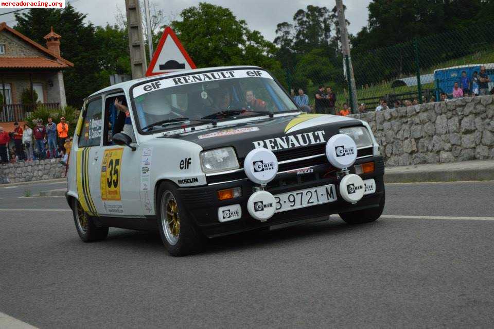 Renault 5 alpine con documentacion de carreras la antigua 