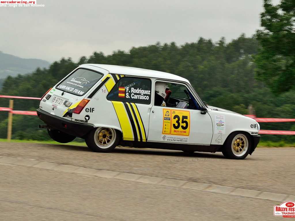 Renault 5 alpine con documentacion de carreras la antigua 