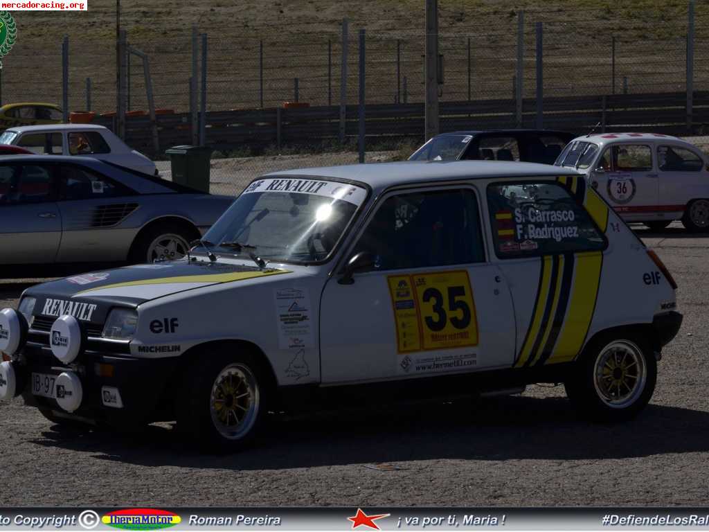 Renault 5 alpine con documentacion de carreras la antigua 