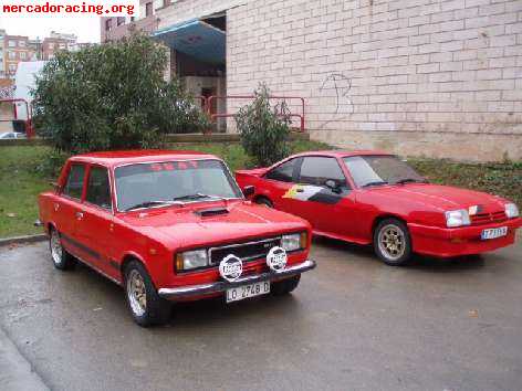 Seat 124 1.600 y opel manta 2.000