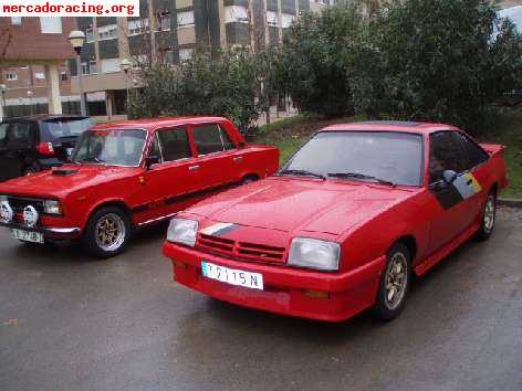 Seat 124 1.600 y opel manta 2.000