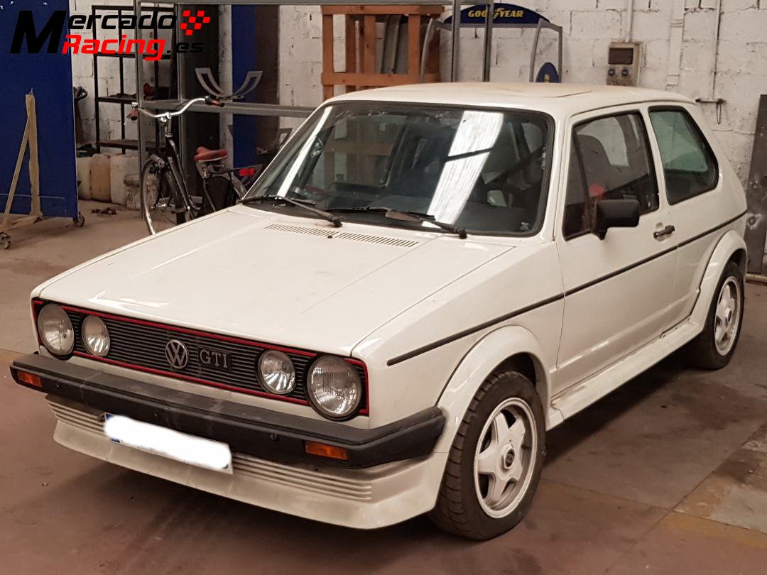 Volkswagen - golf gti mk1 - clásico - regularidad