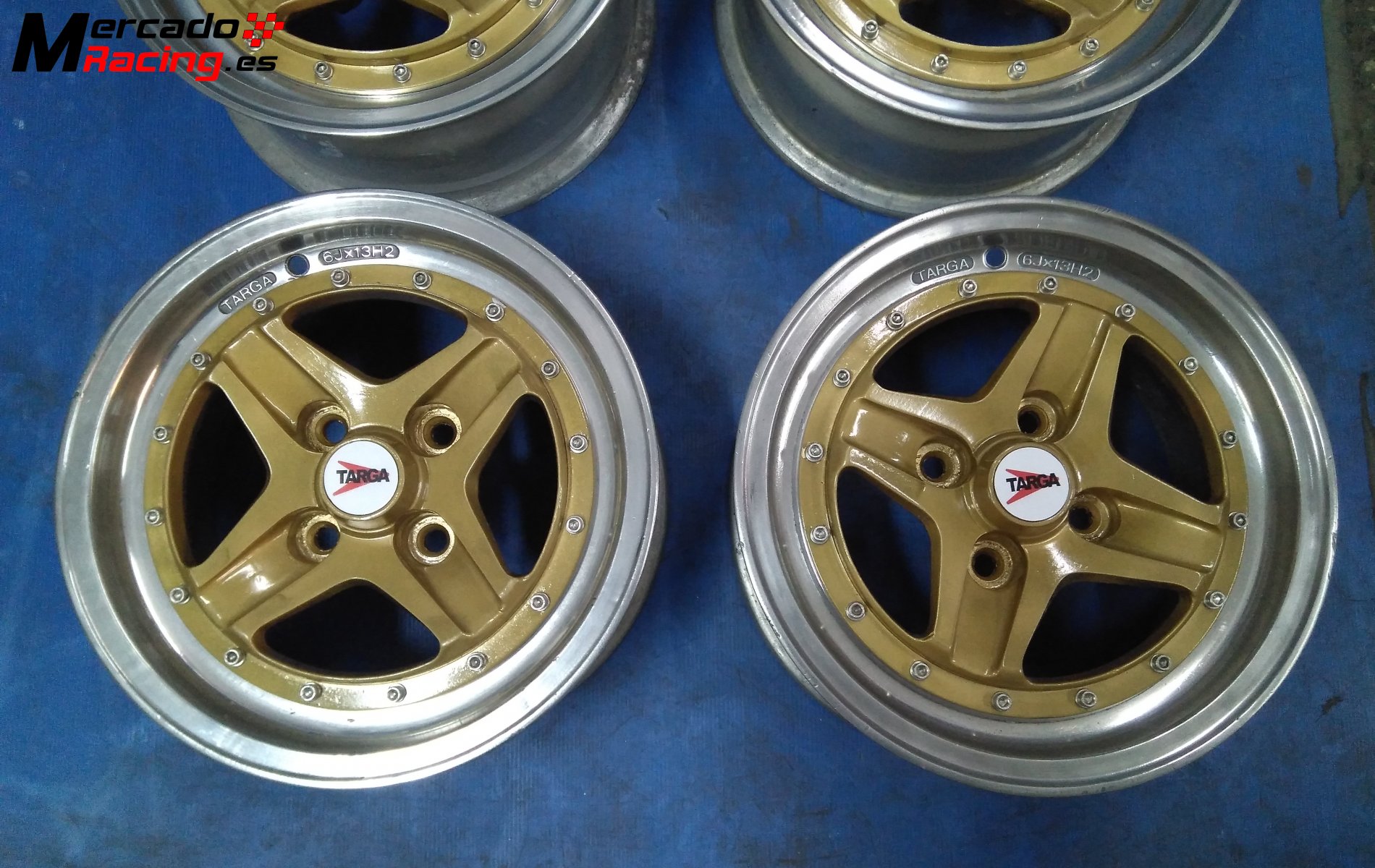 Llantas targa 13x6-4x98 originales