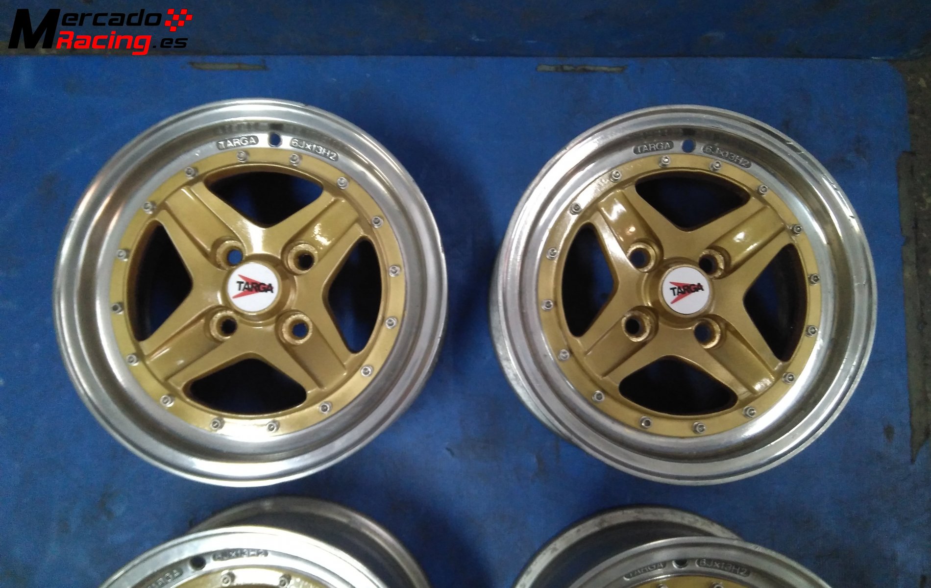 Llantas targa 13x6-4x98 originales