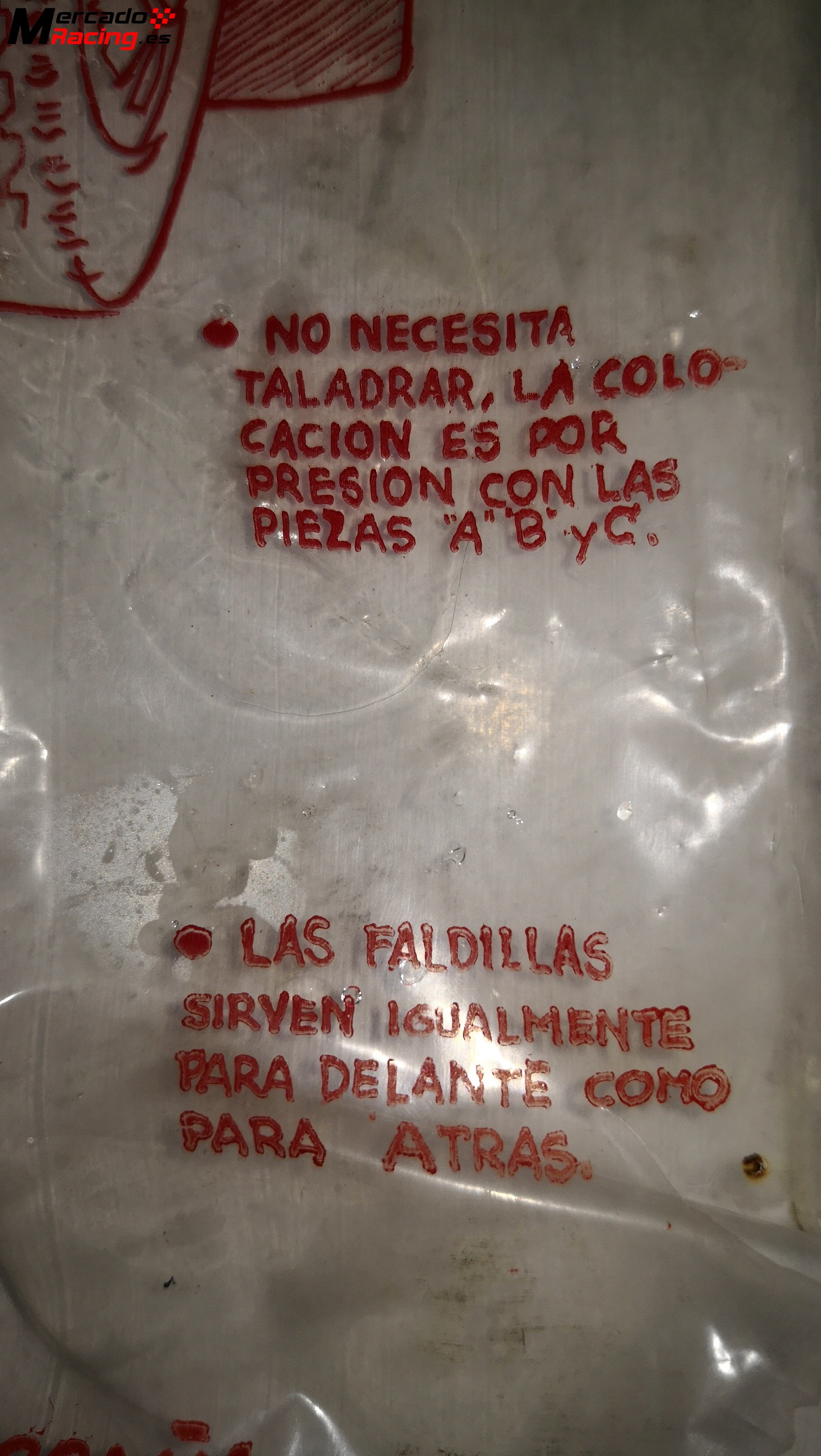 Se vende faldillas guardabarros para clasicos