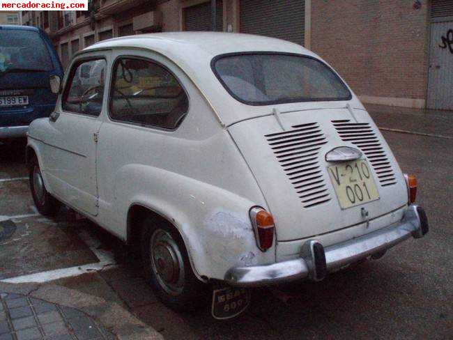 Seat 600d año 68, ruedas y frenos nuevos