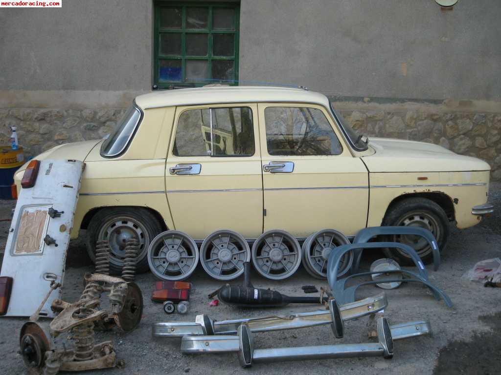 Vendo renault 8 + otro de regalo+llantas alpine+motor r12ts