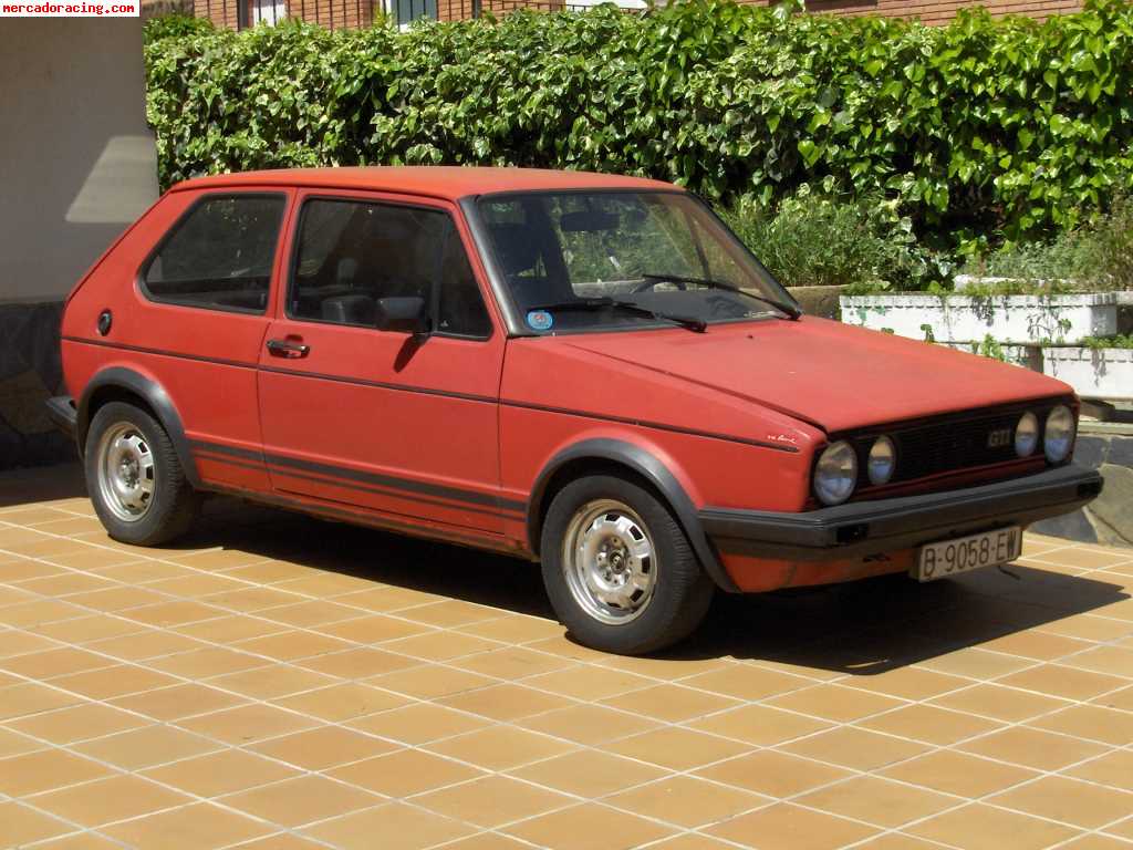 Vendo vw golf gti 1.600cc año 81,b-ew