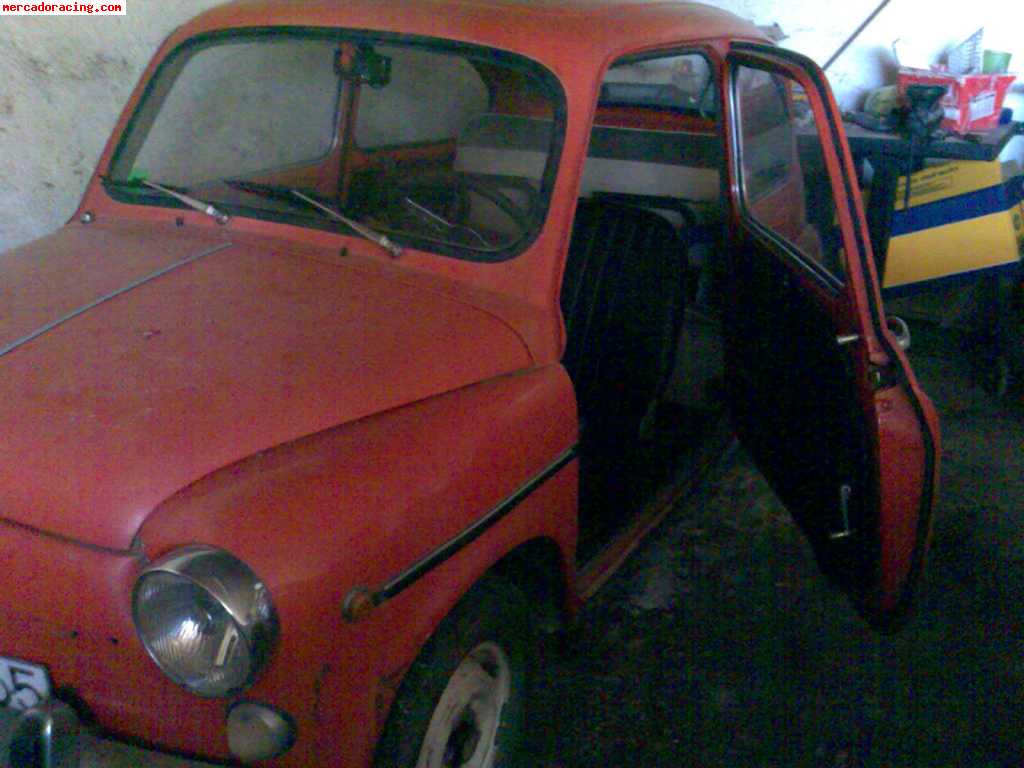 Seat 600 año 1965 bisagras,matricula b-400xxx