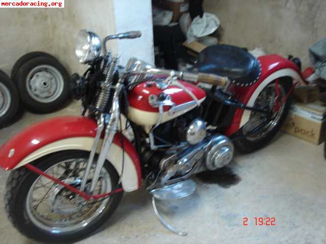 Harley davidson 750cc de 1942