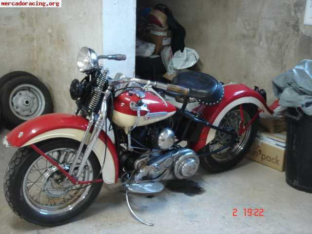 Harley davidson 750cc de 1942