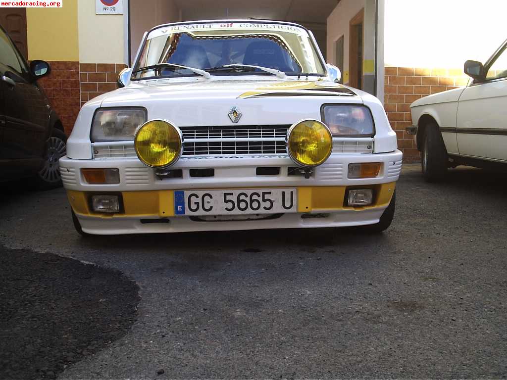 Renault 5 alpine turbo de rallys (unico)