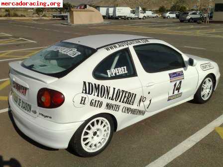 Vendo renault megane de la copa documentado.