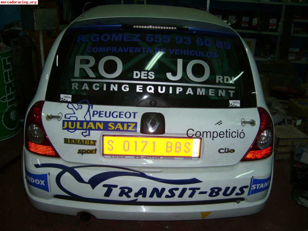 Clio sport cup, año 2004, 11.800