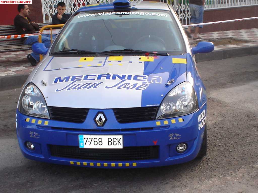 Se vende clio rs sport coche campeon de grupo n en tenerife