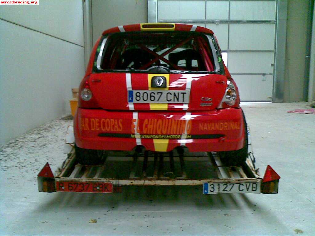 Clio rs con secuencial ,accidentado