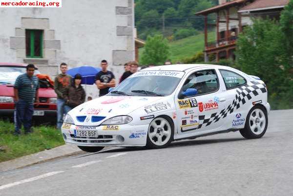 Renault megane gr-a. rallyes documentado