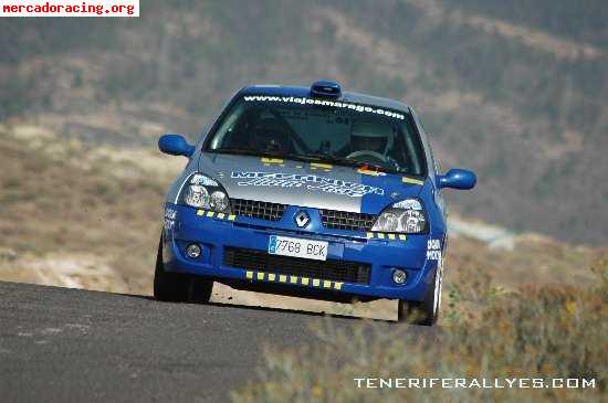 Se vende renault clio rs sport,coche campeon de tenerife,ex 