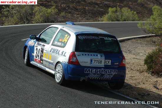 Se vende renault clio rs sport,coche campeon de tenerife,ex 